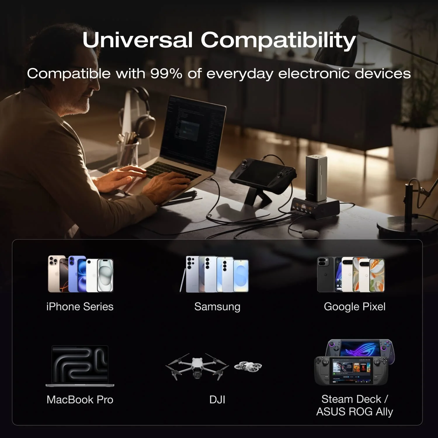 EcoFlow RAPID Pro Power Bank (20,000mAh, 230W, 100W Built-in Cable)