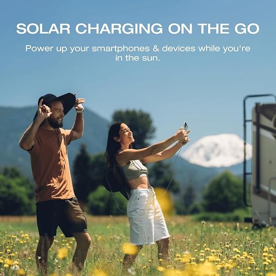 Ecoflow Solar Hat(Medium,Large)-USB-C Type,12W
