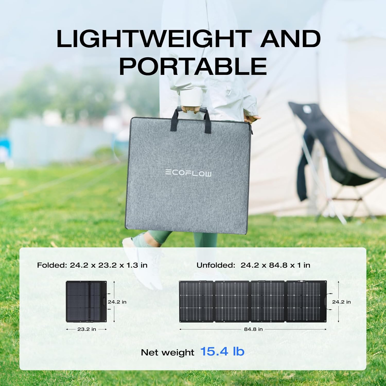Ecoflow Solar Panel - 220W- Single Facial