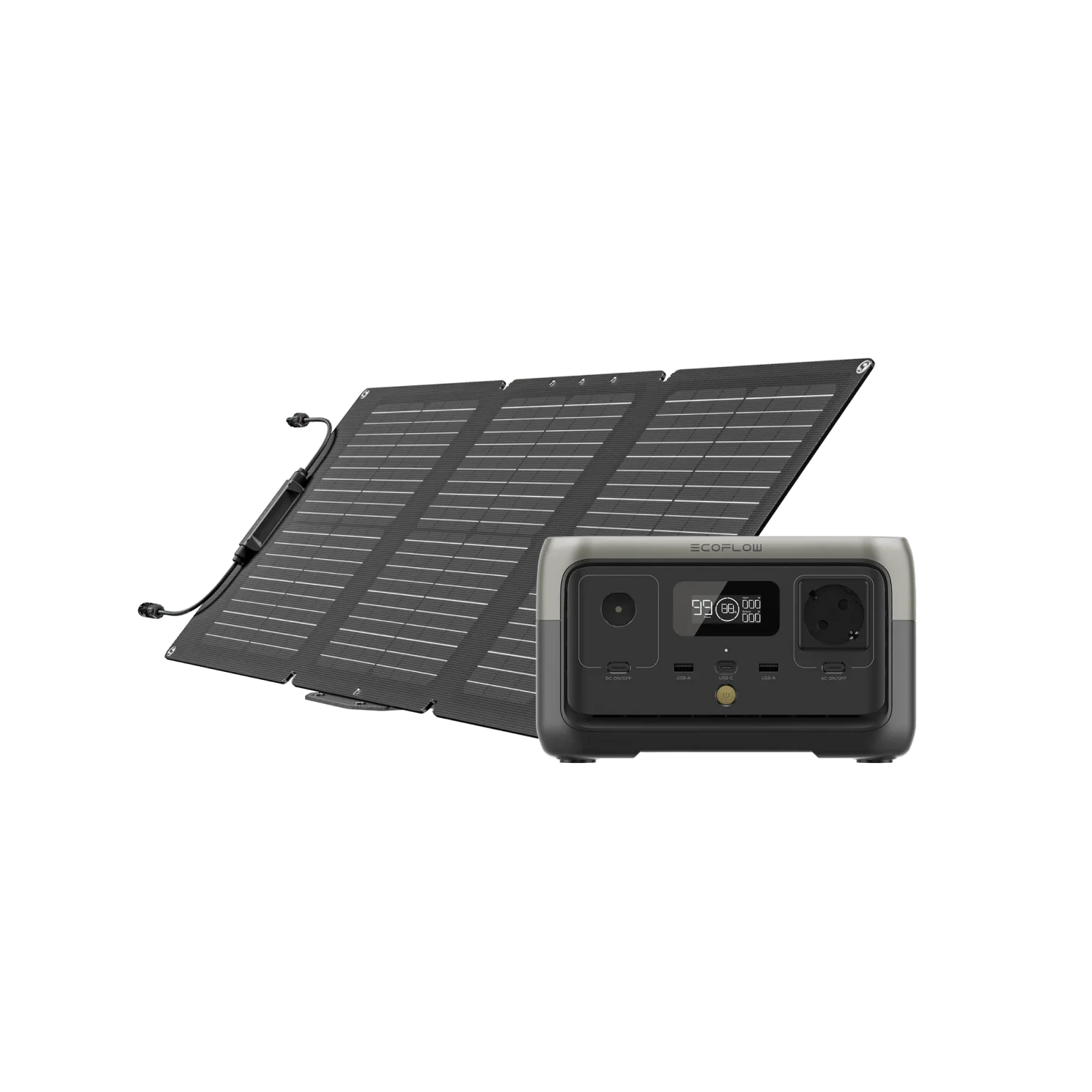 EcoFlow RIVER 2 Portable Power Station (300W,256Wh)