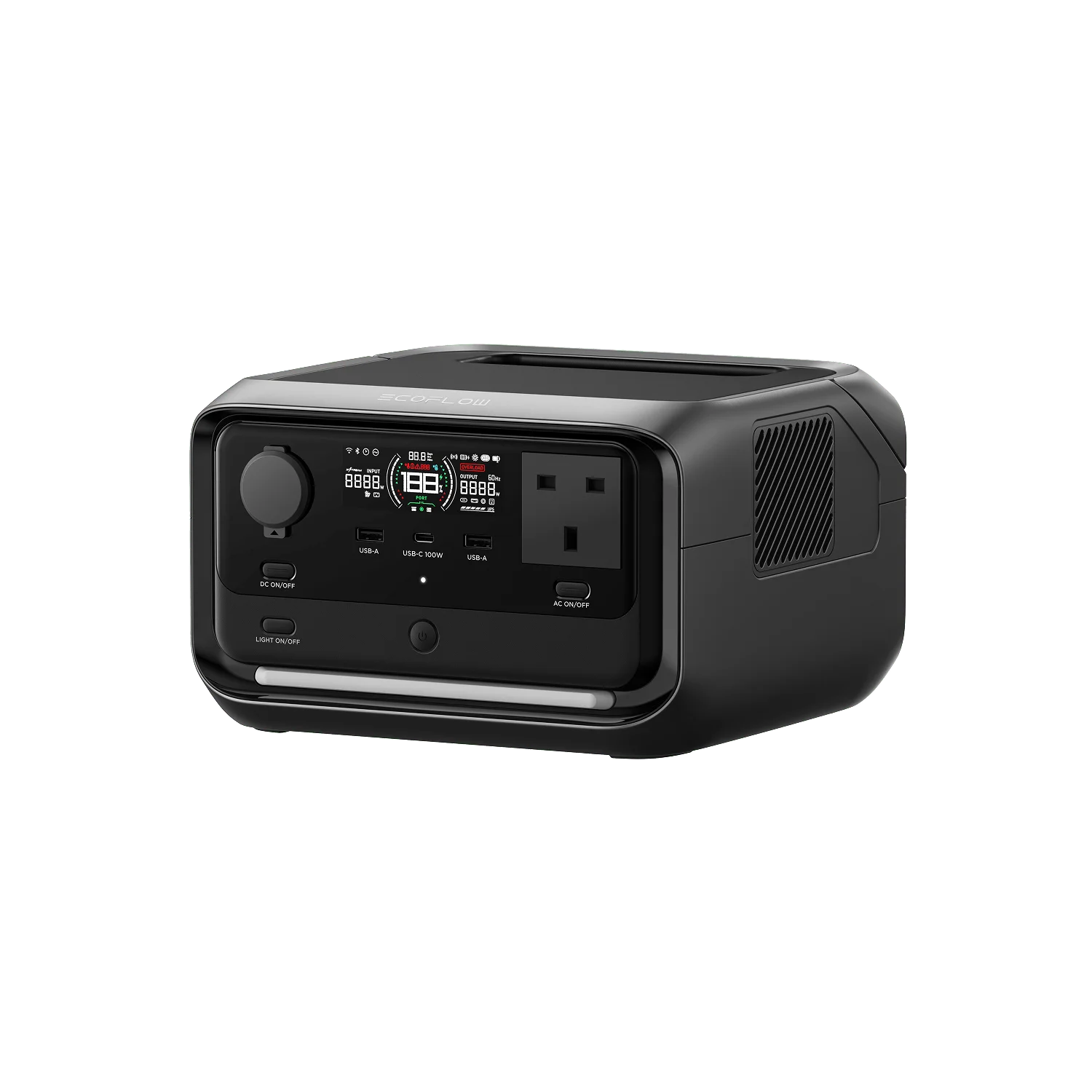 EcoFlow RIVER 3 Plus Portable Power Station (600W,286Wh)