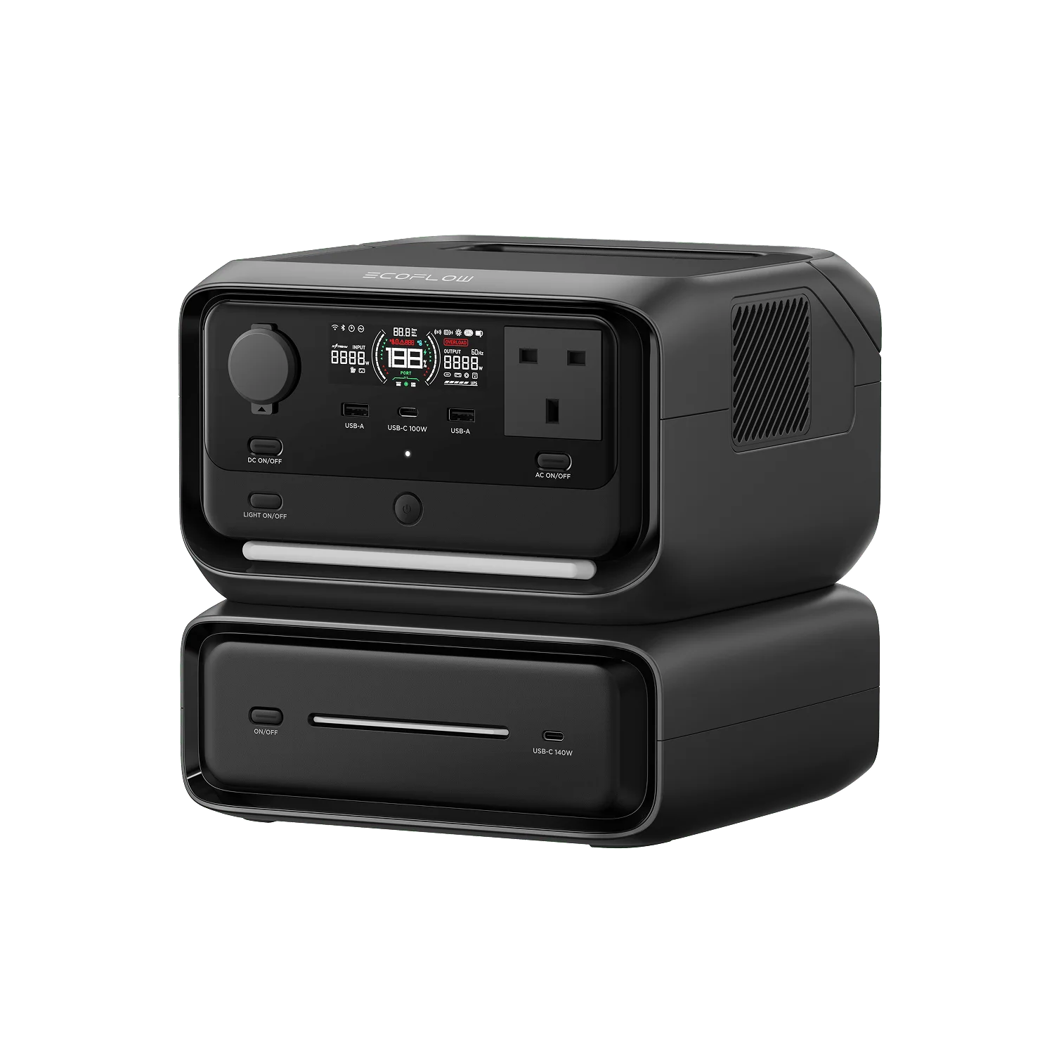 EcoFlow RIVER 3 Plus Portable Power Station (600W,286Wh)