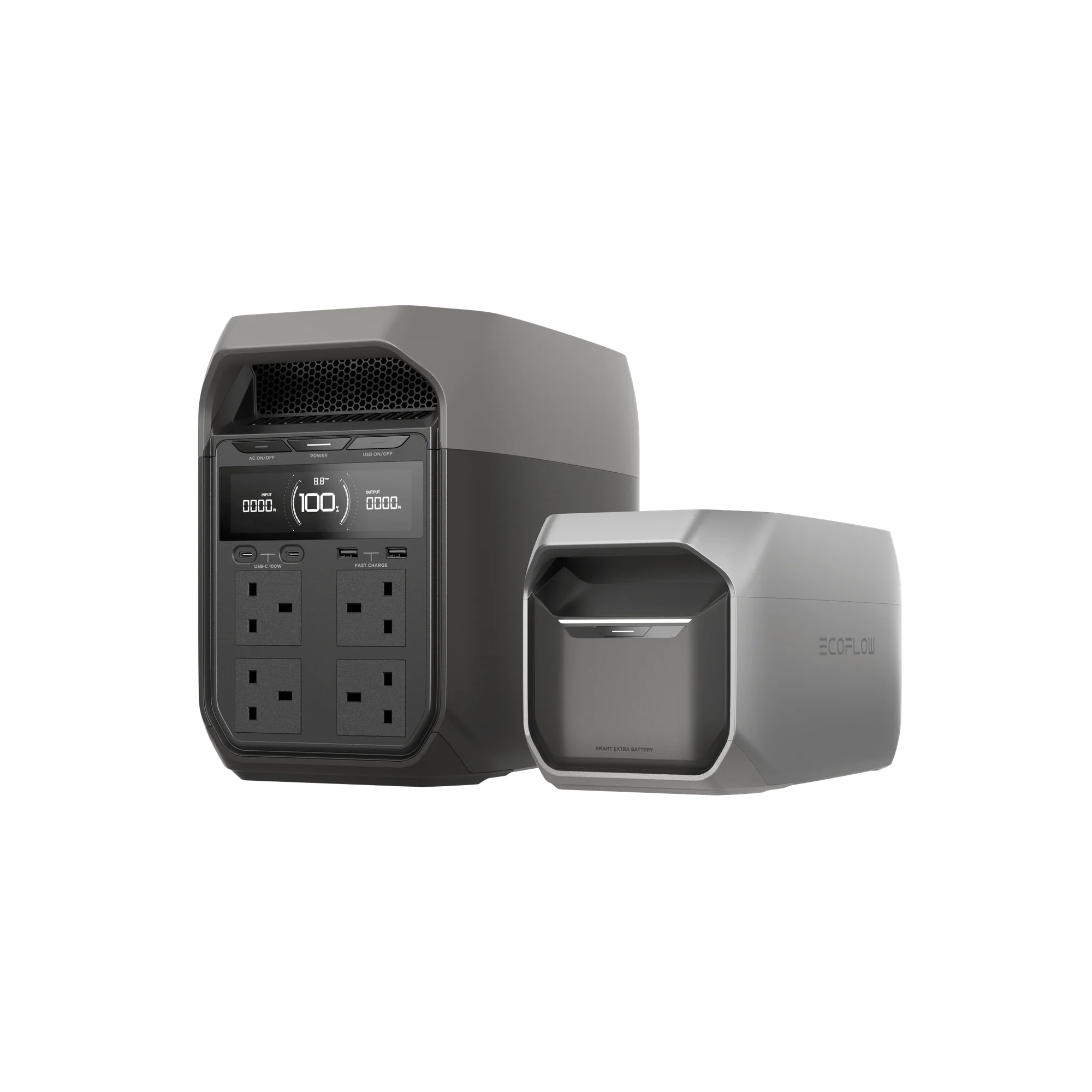 EcoFlow DELTA 3 Series + Smart Extra Battery Bundle